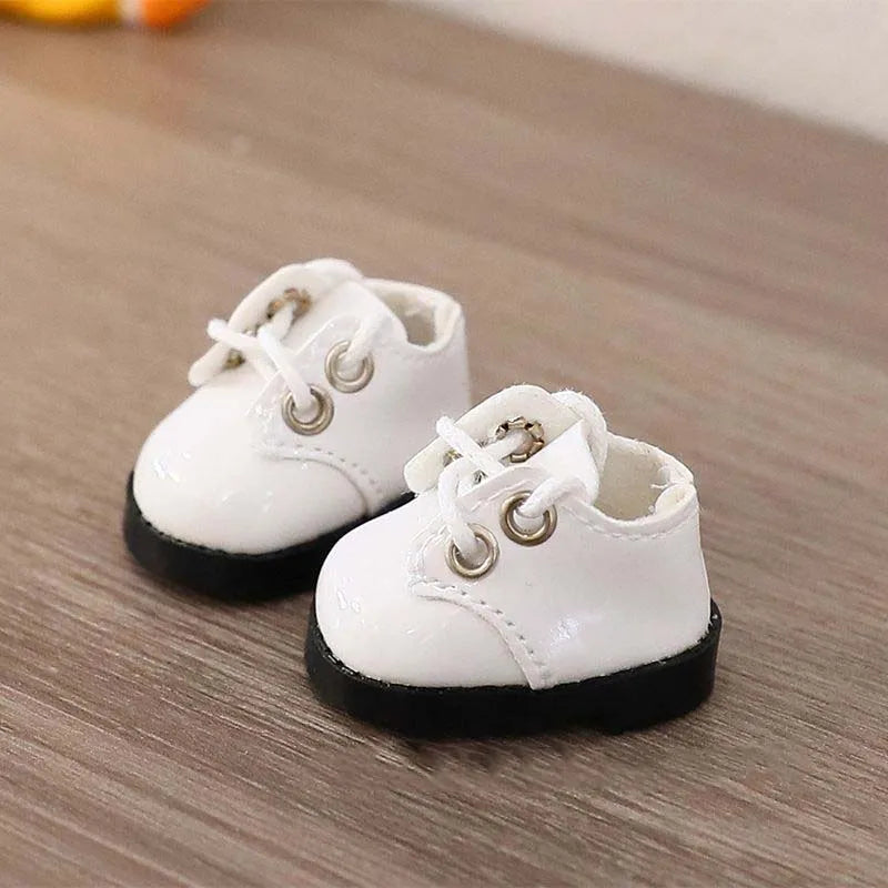 Labubu Leather Shoes for 17cm Cotton Dolls