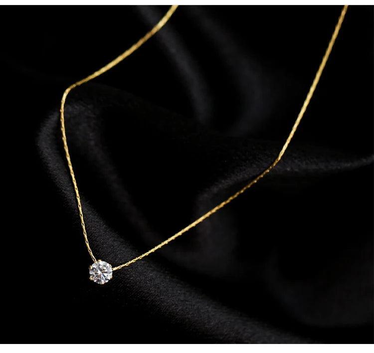 Charm Necklace Anti Tarnish Stainless Steel Chain Round Necklace New