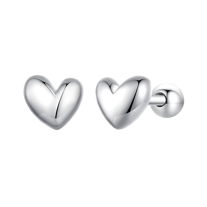 Heart Stud Earrings