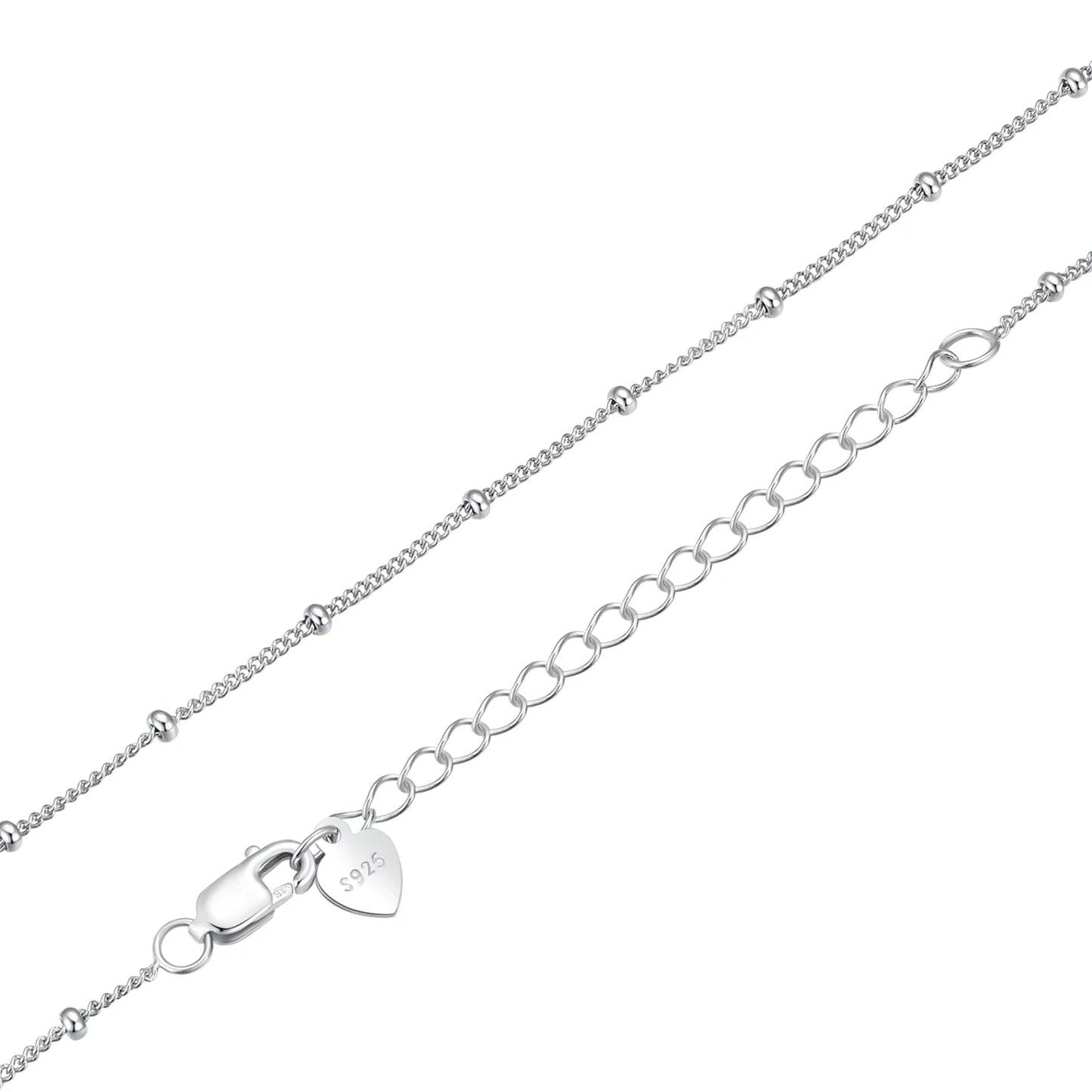 Lobster Clasp Adjustable Necklace Box Chain Fashion Jewelry for Women