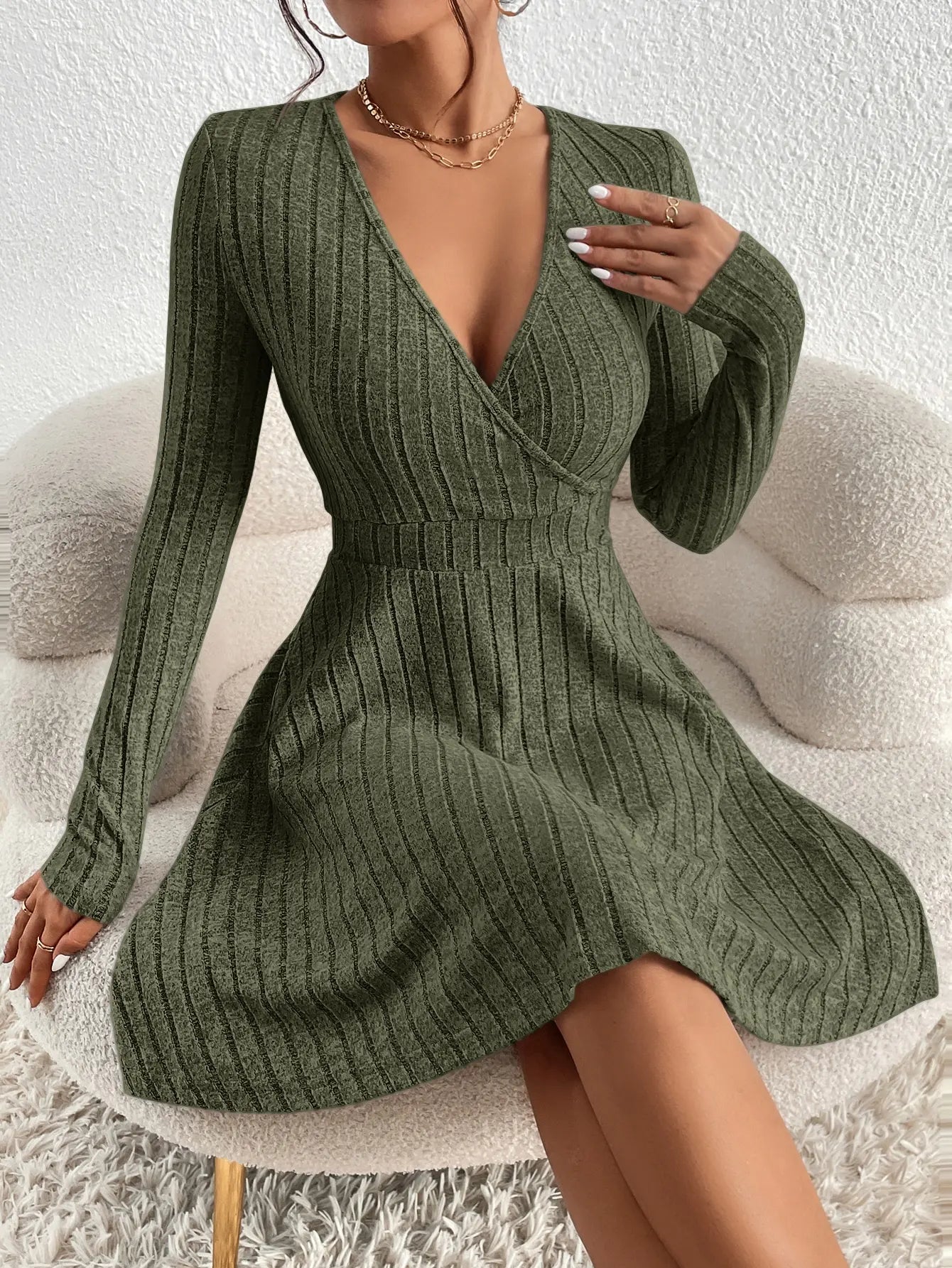 autumn/Winter 2024 Women Knit Slim Sexy
