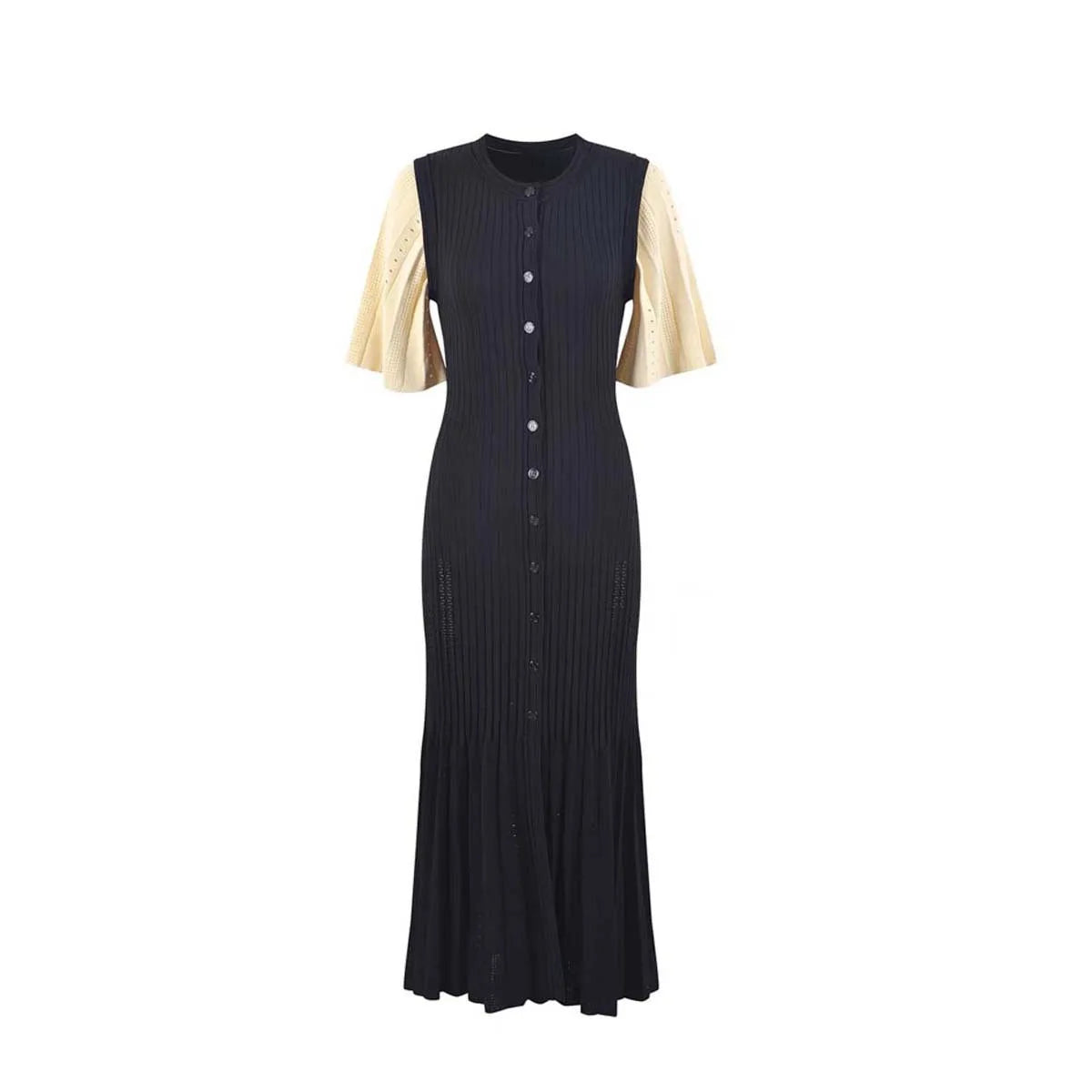Summer Spring New French Elegant Fragrance High-end Knit Dress