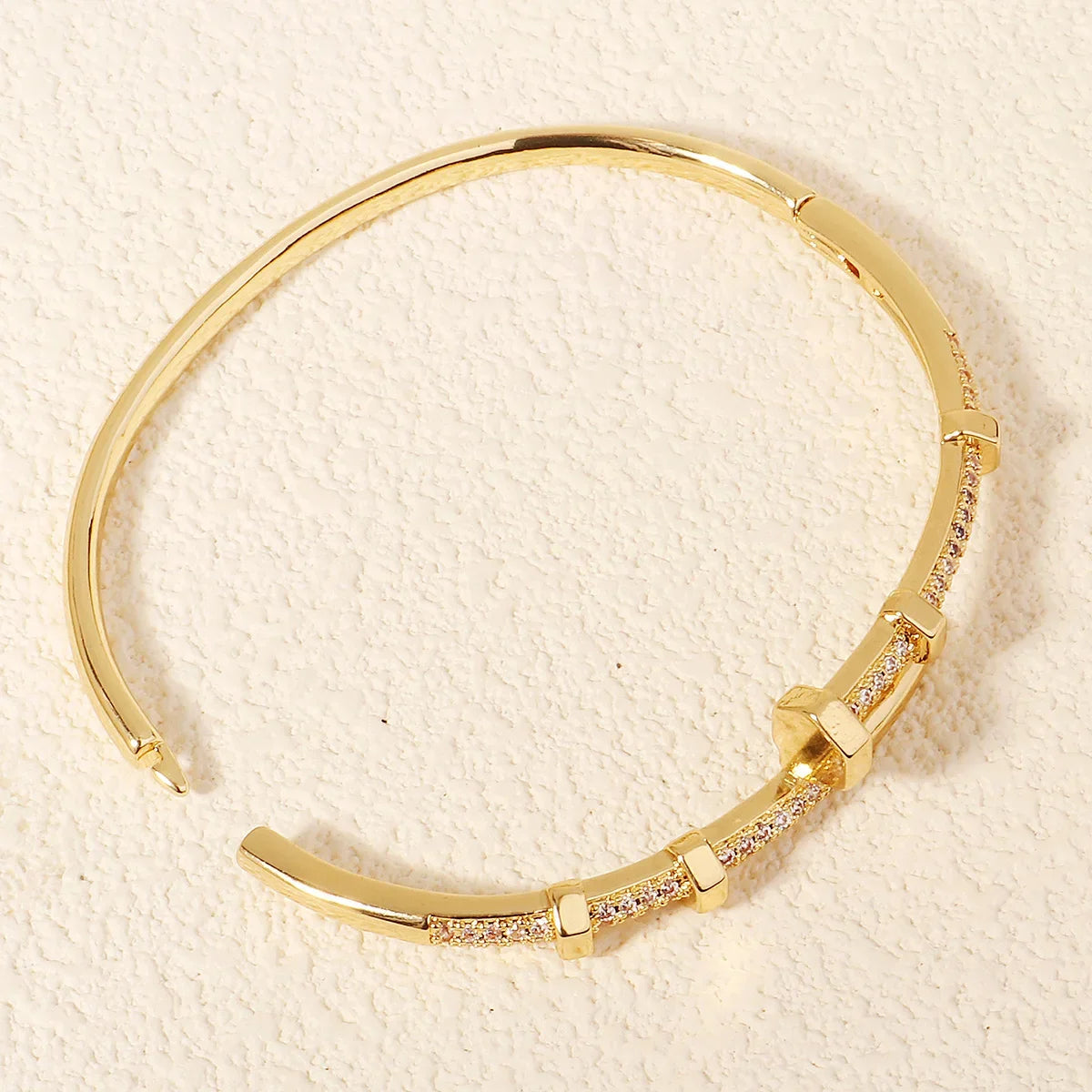 Nail Bracelets Trendy Bracelet Zircon Screw Bracelet For Women