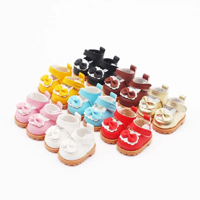 Labubu Leather Shoes for 17cm Cotton Dolls