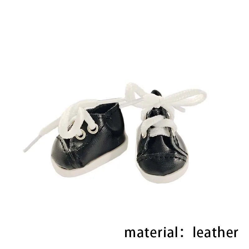 Labubu Leather Shoes for 17cm Cotton Dolls
