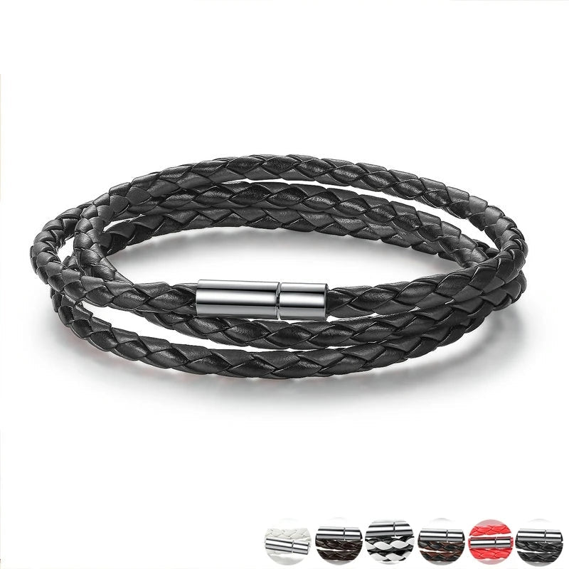 leather Bracelets for Women and Men Fashion Jewelry
