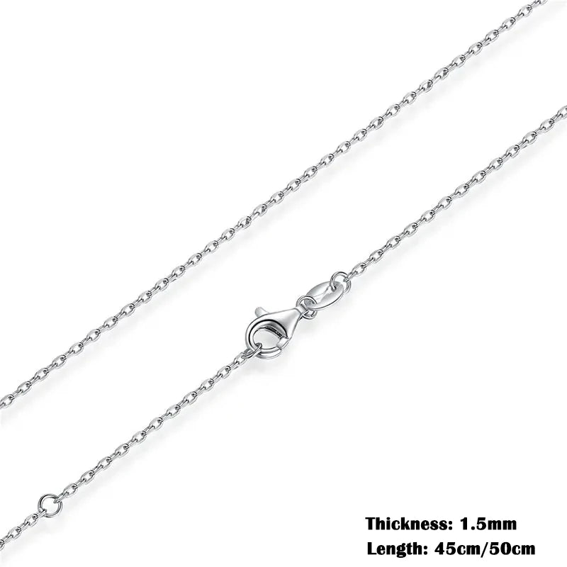 Lobster Clasp Adjustable Necklace Box Chain Fashion Jewelry for Women