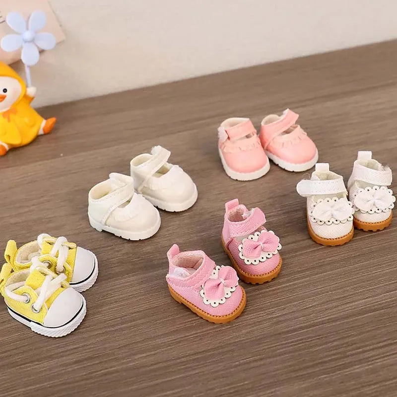 Labubu Leather Shoes for 17cm Cotton Dolls