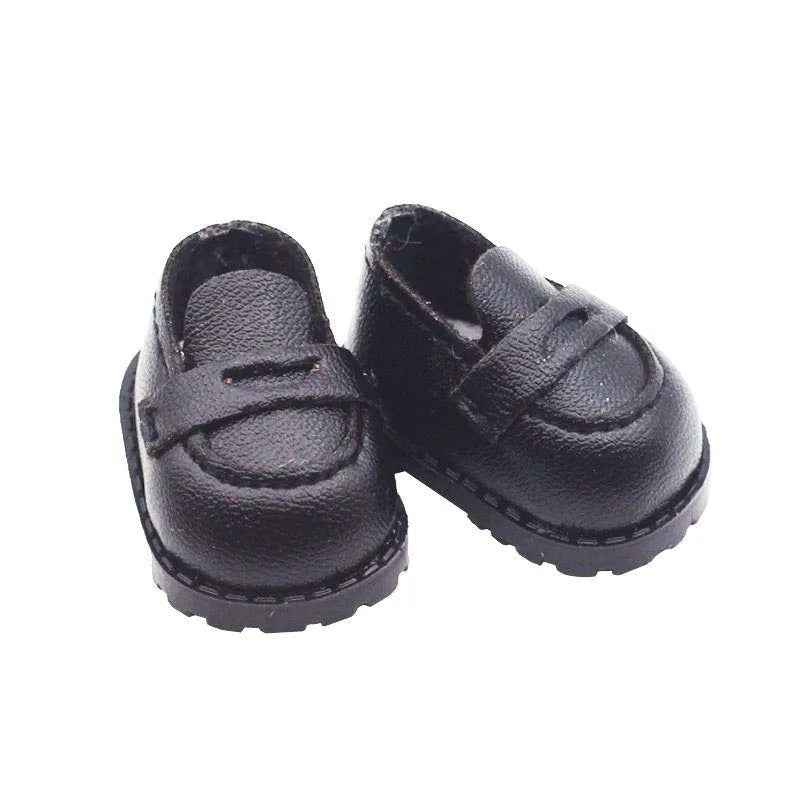 Labubu Leather Shoes for 17cm Cotton Dolls
