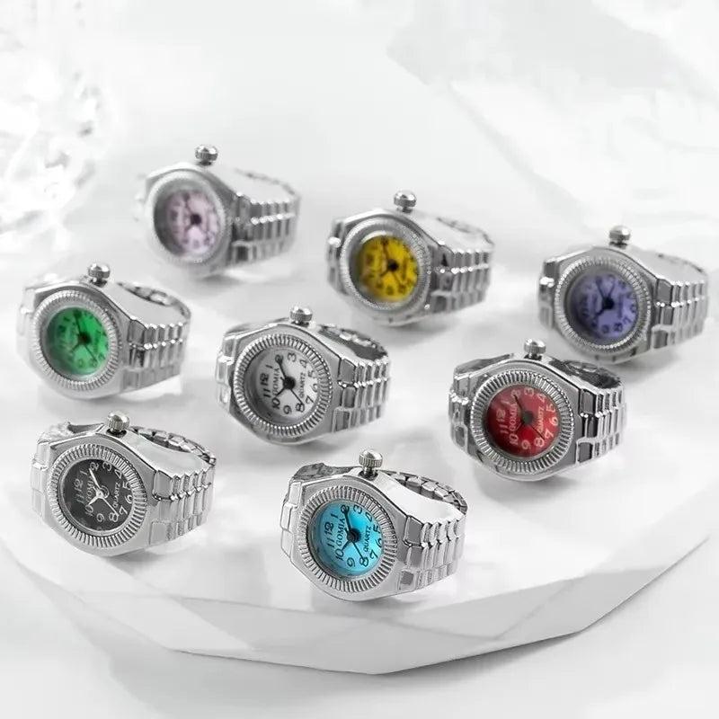 Ring Watch New Hot Selling Creative Alloy Shell Finger