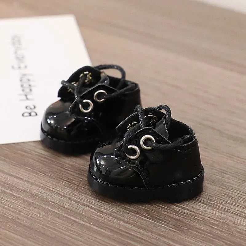 Labubu Leather Shoes for 17cm Cotton Dolls
