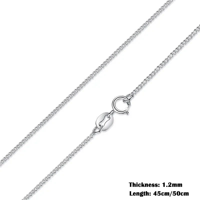 Lobster Clasp Adjustable Necklace Box Chain Fashion Jewelry for Women