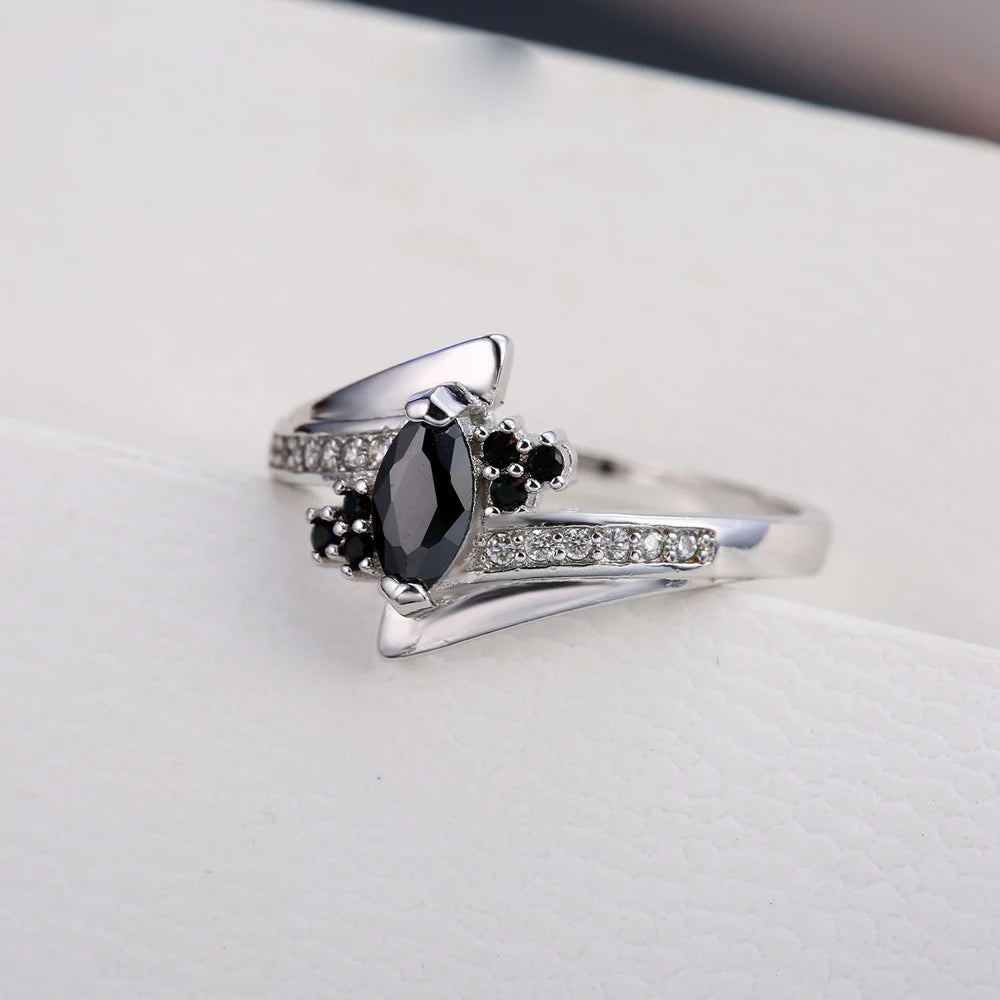 Engagement Ring Fashion Jewelry Classic Style 925 Sterling Silver Color