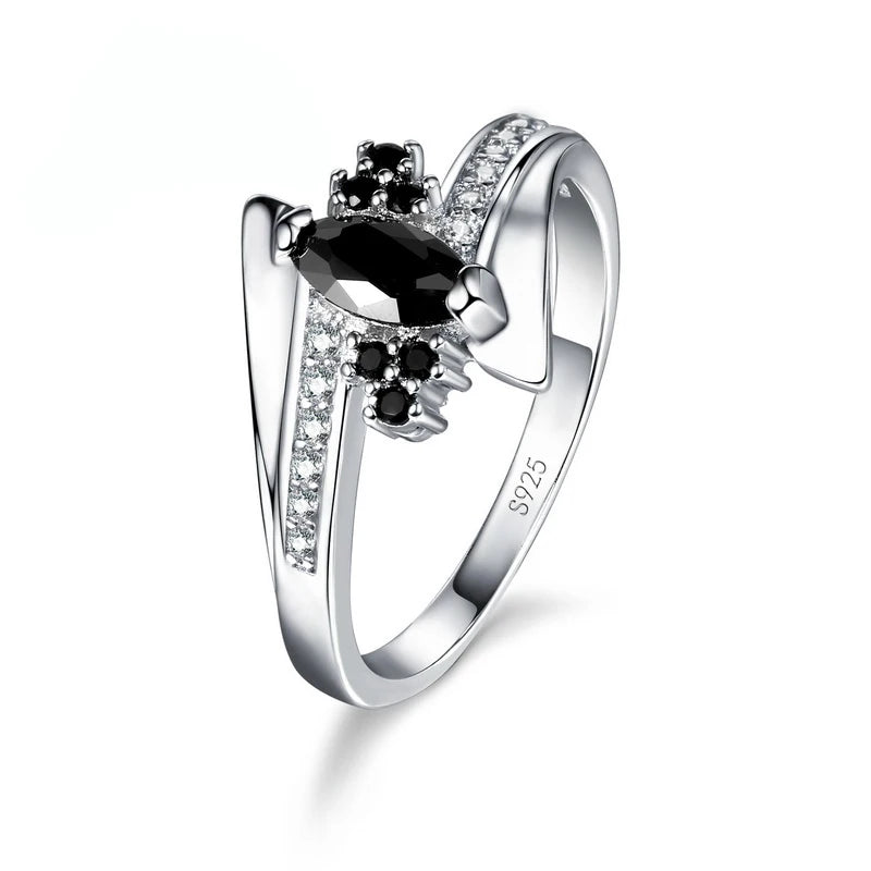 Engagement Ring Fashion Jewelry Classic Style 925 Sterling Silver Color
