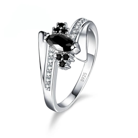 Engagement Ring Fashion Jewelry Classic Style 925 Sterling Silver Color