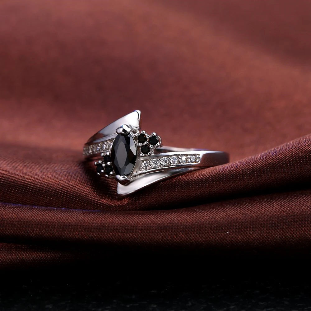 Engagement Ring Fashion Jewelry Classic Style 925 Sterling Silver Color