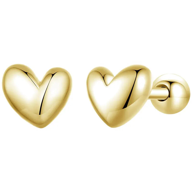 Heart Stud Earrings