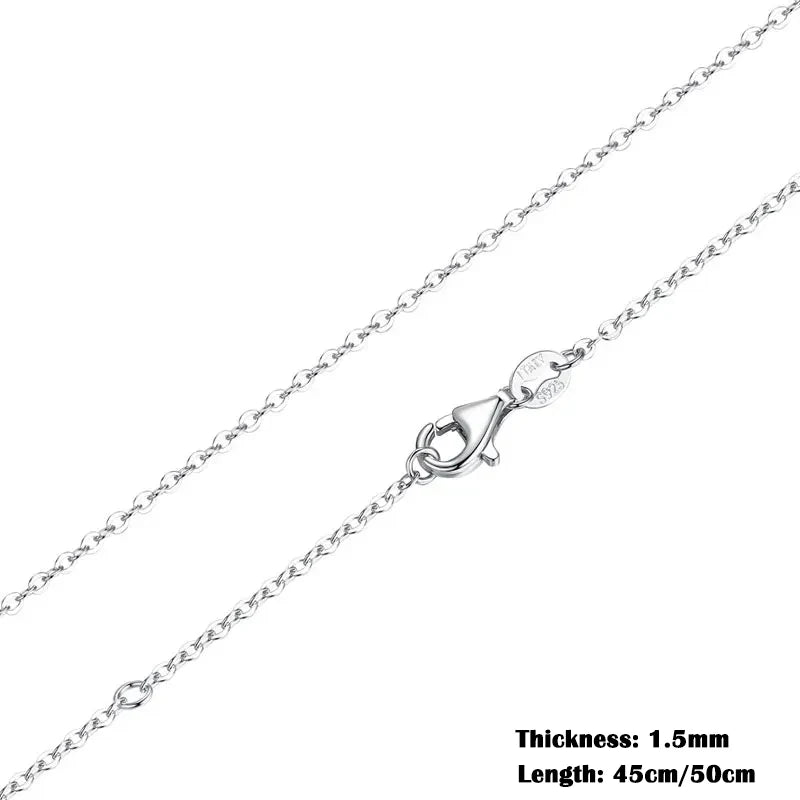 Lobster Clasp Adjustable Necklace Box Chain Fashion Jewelry for Women