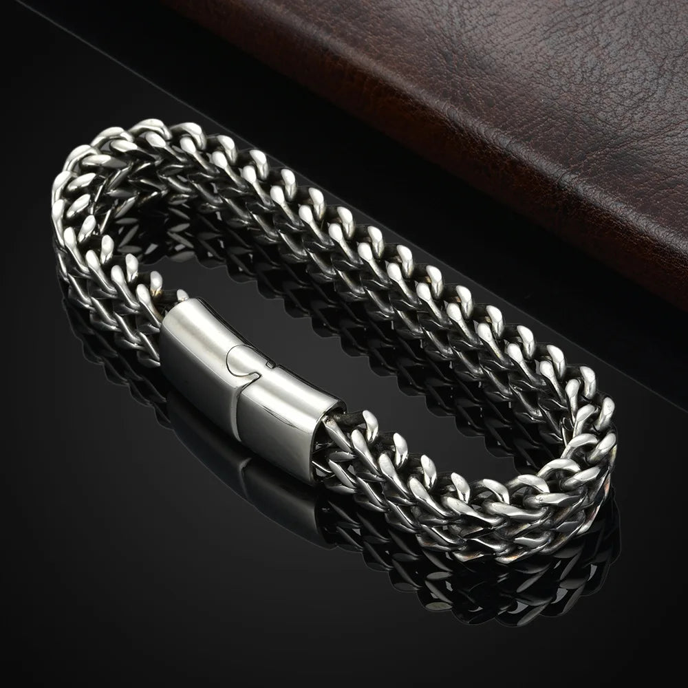Stainless Steel  Magnetic Buckle Bracelet
