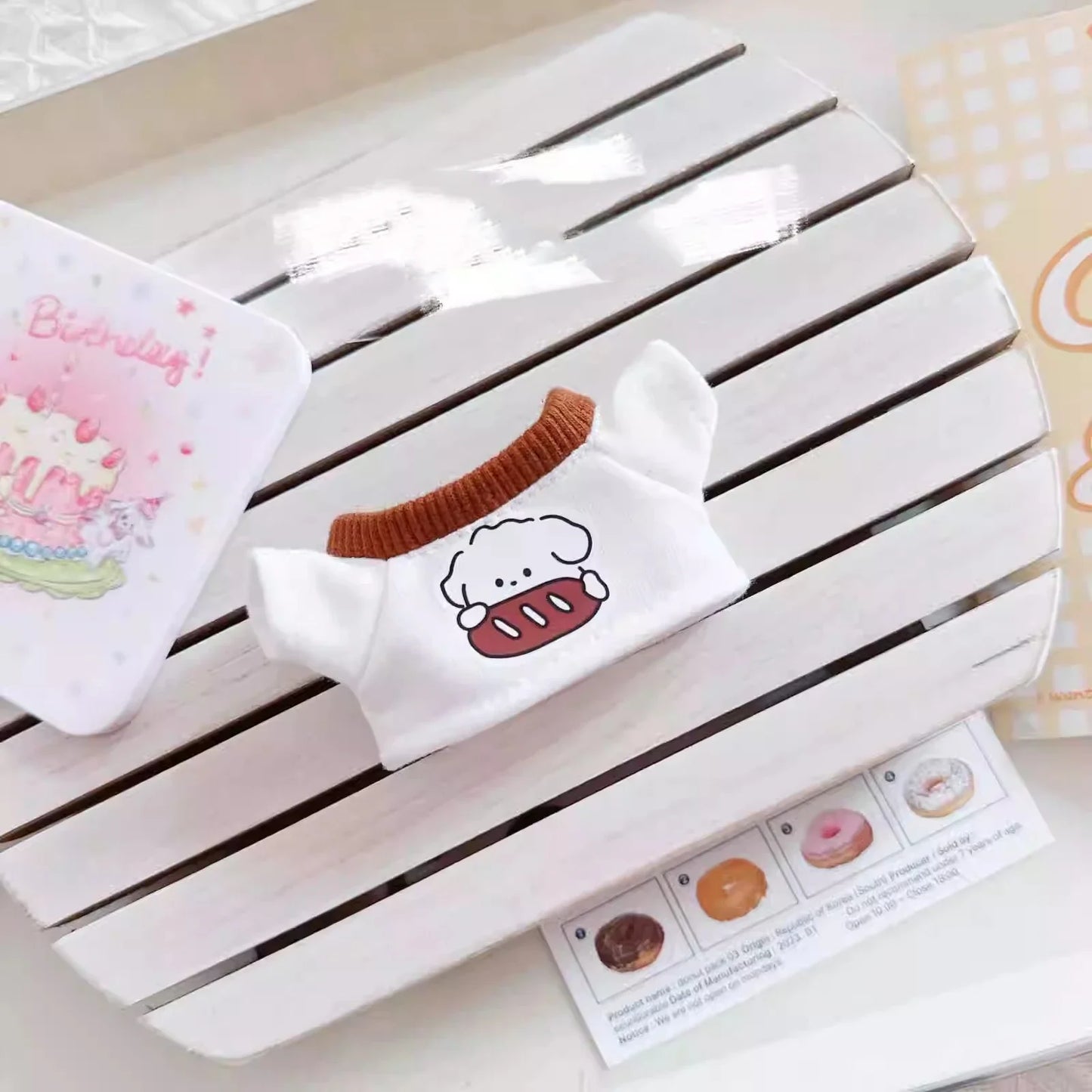 Labubu Doll Clothing Set Hat 17cm Clothes Shoes Doll