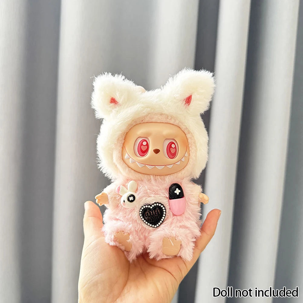 Labubu Dolls Accessories Clothes Heartbeat Long (outfit)
